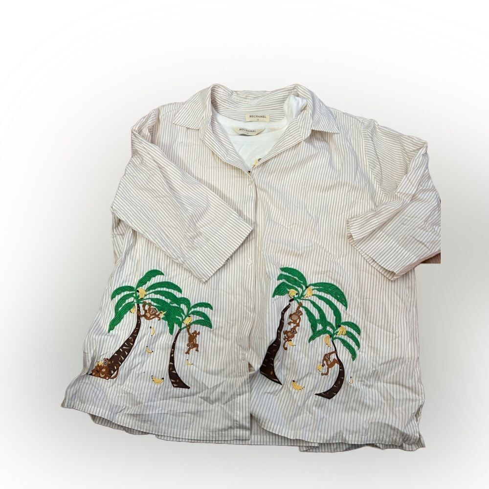 Vintage Women’s Bechamel Monkey Button Down Shirt